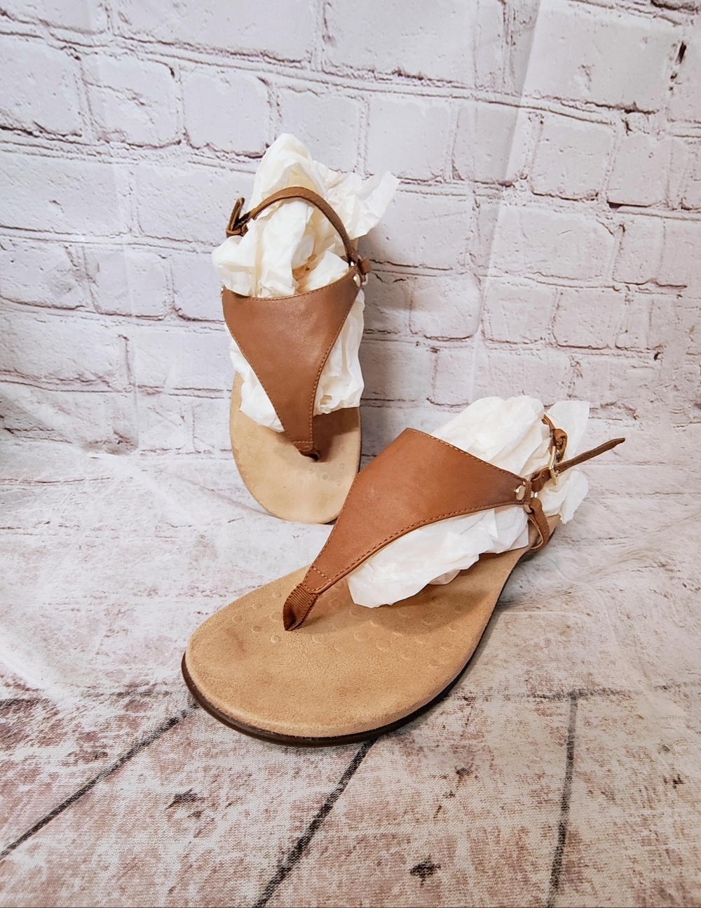 Vionic Kirra Rest Beige Size 9 Thong Comfort Sandals